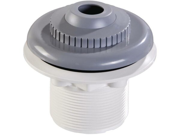 Bouche de Refoulement à Visser pour Piscine Liner "Parker" Gris Anthracite – Fixation Facile et Durable