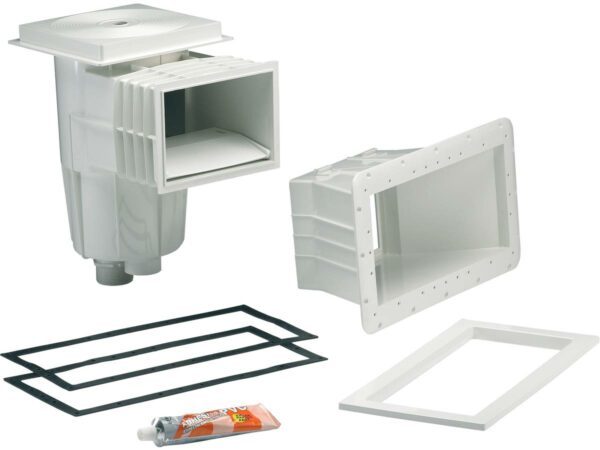 Skimmer 15 L "Panel Protect" - Grande meurtrière blanche, solution de ventilation efficace
