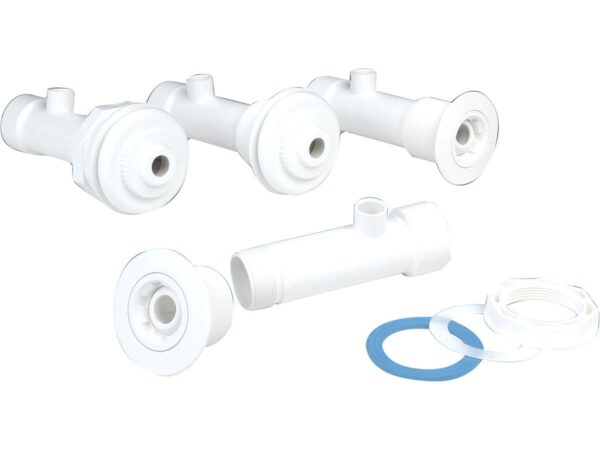 Kit Hydromassage pour Piscine Liner 19 cm - Blanc - Accessoire de Rénovation Piscine