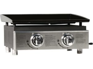 Plancha « Presto 2 » – 2 Brûleurs – 5 kW – Gris