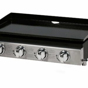 Plancha "Presto 4" - 4 Brûleurs - 9.7kW - Gris pour une cuisson homogène et saine