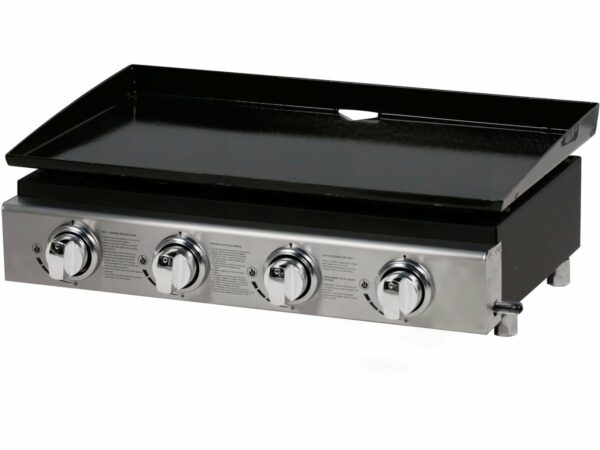 Plancha "Presto 4" - 4 Brûleurs - 9.7kW - Gris pour une cuisson homogène et saine