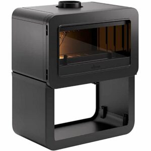 Poêle à Bois Fonte "Wilson" 8kW avec Banc Raccordable - Performance et Origine France Garantie