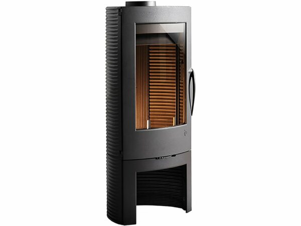 Poêle à bois Fonte Argos 12 kW - Design Francais - Origine France Garantie - Flamme Verte 7 Étoiles