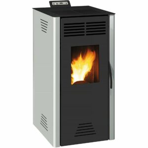 Poêle à granulés "Adrano 7" 3,1 - 7,3 kW – Anthracite, Programmation et Wi-Fi Optionnel - Rénovation Maison