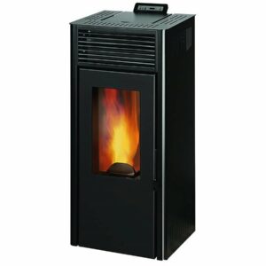 Poêle à granulés "Nola 10" – Puissance 3 à 9,5 KW – Design Épuré et Fonctionnalités Avancées