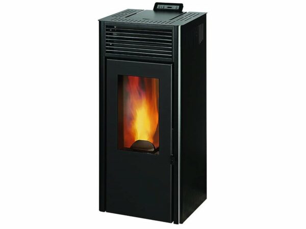 Poêle à granulés "Nola 10" – Puissance 3 à 9,5 KW – Design Épuré et Fonctionnalités Avancées