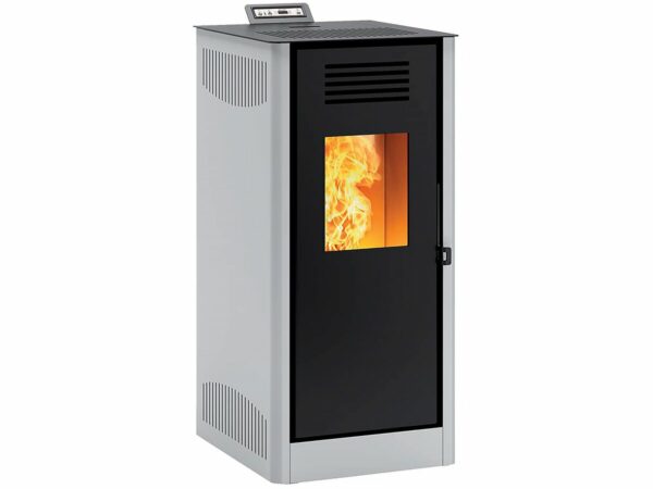 Poêle à granulés "Mirano" - 3,1 à 8 kW - Anthracite - Pilotage Wi-Fi - Économique et Performant