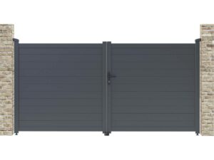 Portail aluminium « Marc » – Gris