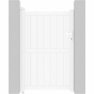 Portillon aluminium "Lola" - 101.2 x 155.9 cm - Blanc