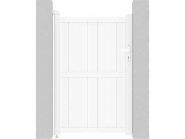 Portillon aluminium "Lola" - 101.2 x 155.9 cm - Blanc