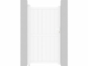 Portillon aluminium « Lola » – 101.2 x 180.9 cm – Blanc