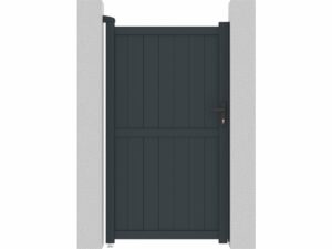 Portillon aluminium « Maurice » – 101.2 x 180.9 cm – Gris