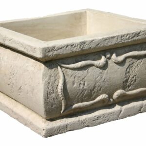 Jardinière "Verone" en Pierre Reconstituée 50x50x30 cm – Élégance & Résistance pour votre Jardin