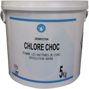 Désinfectant "Chlore Choc Pastilles" 4 kg - Solution efficace pour la désinfection de votre maison