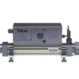 Réchauffeur électrique Vulcan Analogique 6 kW - Monophasé - Gris - 29x24x51.5 cm