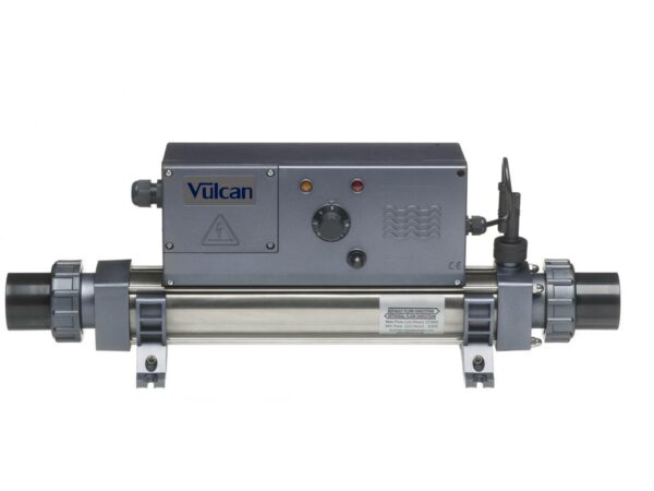 Réchauffeur électrique Vulcan Analogique 6 kW - Monophasé - Gris - 29x24x51.5 cm