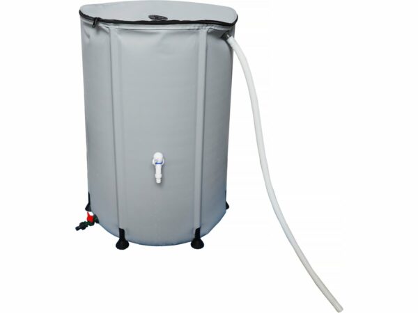 Récupérateur d'eau de pluie flexible en PVC 250 L – Résistant, Anti-UV et Facile à Installer