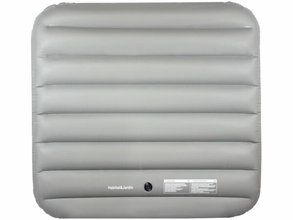 Couverture gonflable pour spa 111x113 cm - Grise, résistante aux intempéries