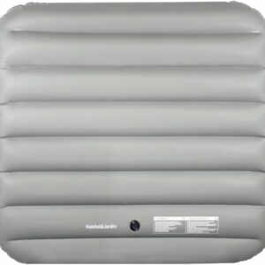 Couverture Gonflable pour Spa 134x134 cm - Grise, Résistante aux Intempéries