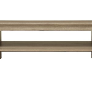 Table basse "Elpasso" - 65 x 46,5 x 110 cm - Chêne san remo clair