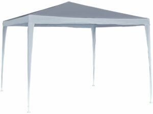Tonnelle de Jardin « Natacha 3 » 9 m² – Structure en Acier & Toile Résistante – Blanc