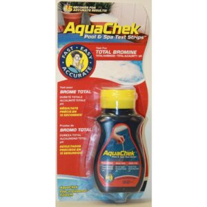 Bandelettes d'Analyse Aquacheck Rouge - Brome - 50 Bandelettes pour l'Entretien de Piscine