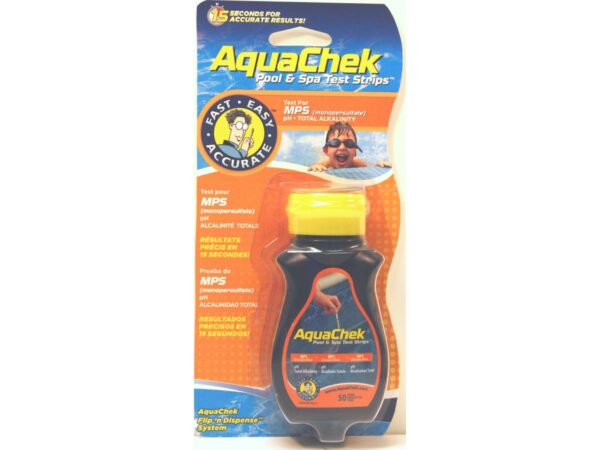 Bandelettes d'analyse "Aquacheck Peroxyde" – 25 bandelettes pour le traitement de votre piscine