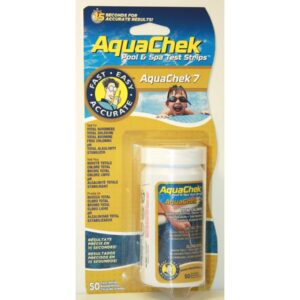 Bandelettes d'Analyse "Aquacheck Spa" - Pack de 50 Testeurs pour Piscine