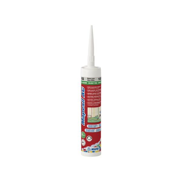 Mastic silicone MAPESIL AC - Coloris : 135 Poussière d'Or