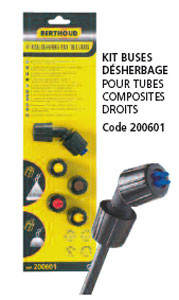 Kit buses désherbage pour tubes composite droits