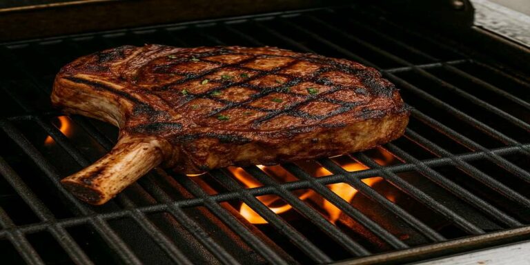 Cuire une côte de bœuf au barbecue à gaz : température, cuisson, repos