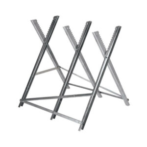 Chevalet de sciage pour tronçonneuse pliable et robuste