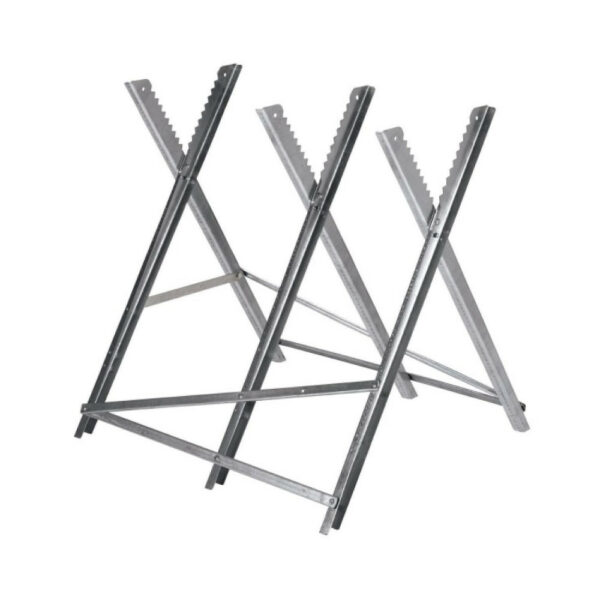 Chevalet de sciage pour tronçonneuse pliable et robuste