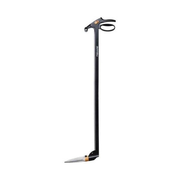 Cisaille à gazon longue portée Fiskars avec système anti-bourrage
