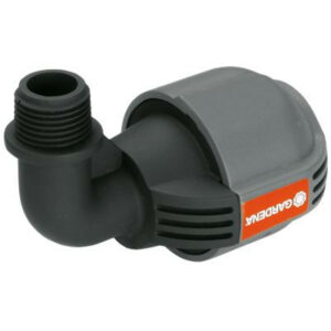Coude d'arrosage enterré 25 mm filetage 1/2" mâle pour système d'arrosage enterré GARDENA
