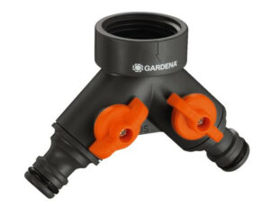 Sélecteur d’arrosage en Y sur robinet 2 circuits filetage 33,3 mm
