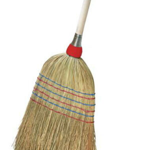 Balai paille de riz - manche bois