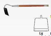 Binette 12 cm Compact - manche bois 130 cm certifié PEFC 100%