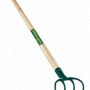 Croc à fumier douille - 4 dents - manche bois certifié PEFC 100%