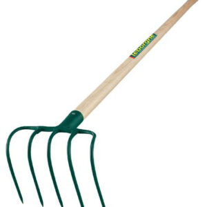 Croc à fumier douille - 5 dents - manche bois certifié PEFC 100%