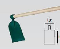 Houe Duopro forgée douille ronde - 12 cm - sans manche