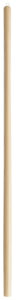 Manche de rechange pour outils neige en bois pomme – 130 cm – certifié PEFC 100%