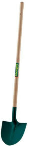 Pelle ronde tôle – 27 cm – manche bois 110 cm certifié PEFC 100%
