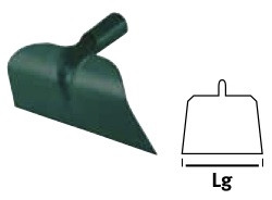 Racle écurie 30 cm - sans manche