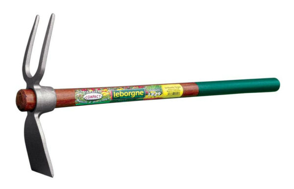 Serfouette 22 cm panne et fourche Compact - manche bois 50 cm certifié PEFC 100%