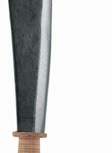 Serpe italienne - 26 cm - manche bois revêtement cuir