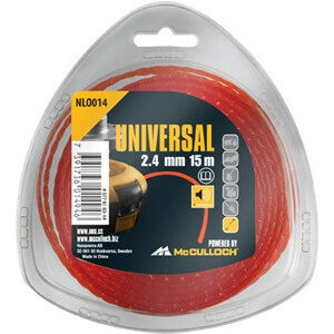 Fil nylon rond de débroussailleuse NLO014 2,4mm x 15 m Anti-Bruit