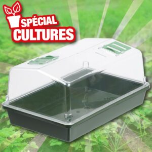 Mini serre de culture H18 x 37,5 x 24 cm