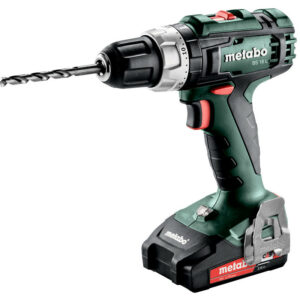 Perceuse-visseuse 18V BS 18 L + 2 batteries 2Ah + chargeur + coffret METABOX METABO 602321500
